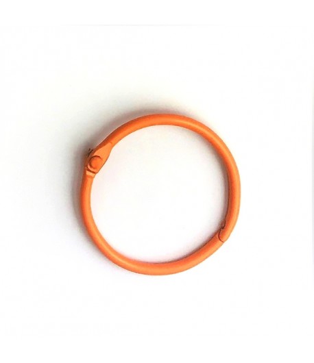ANNEAU EN MÉTAL ORANGE - 3.8 CM