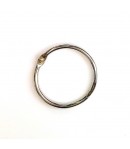 ANNEAU EN METAL ARGENT - 3.5 CM