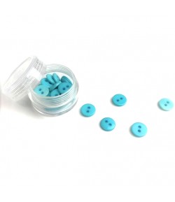 BOITE BOUTONS 9MM - TURQUOISE