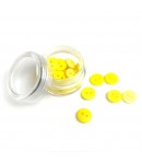 BOITE BOUTONS 9MM - JAUNE