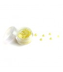 BOITE DEMI-PERLES 6MM - JAUNE