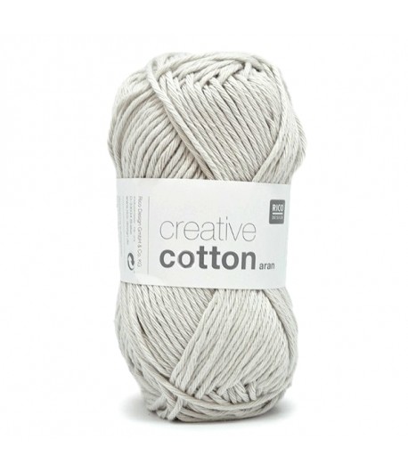 COTON ARAN GRIS CLAIR (22)