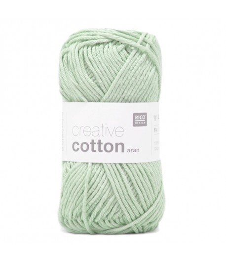 COTON ARAN VERT D'EAU CLAIR (31)