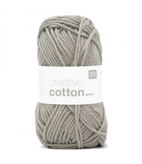 COTON ARAN GRIS PERLE (52)