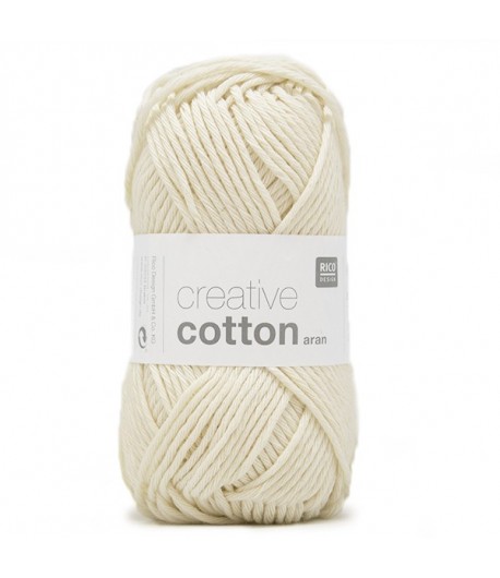 COTON ARAN VERT NATUREL  (60)