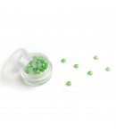 BOITE DEMI-PERLES 6MM - VERT CLAIR