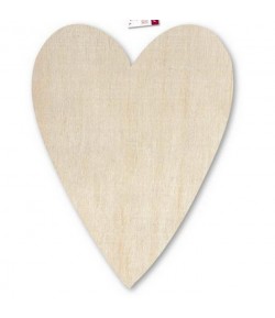 COEUR EN BOIS 28X41 CM