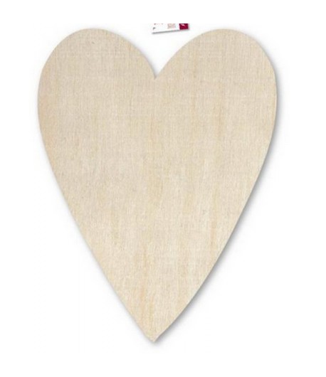 COEUR EN BOIS 28X41 CM