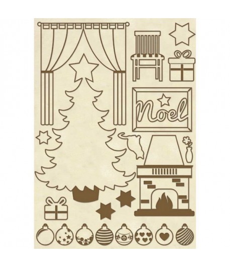 FORMES BOIS NOEL A5 KLSP045