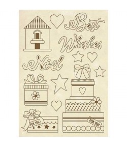 FORMES BOIS NOEL A5 KLSP045