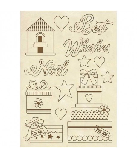 FORMES BOIS NOEL A5 KLSP045