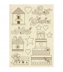 FORMES BOIS NOEL A5 KLSP045