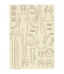 FORMES BOIS MANNEQUINS A5 KLSP039