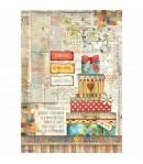 PAPIER DE RIZ PATCHWORK 21 X 29.7 DFSA4331