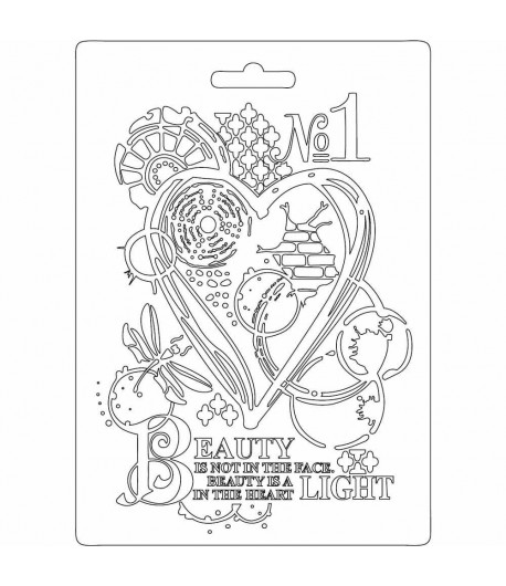 MOULE PVC FLEXIBLE - COEUR K3PTA506