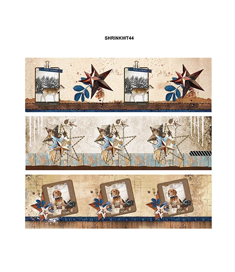 DECOS FILMS RETRACTABLES 12 CM - WINTER TRAILS 44