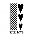 POCHOIR 12X25 EP 0.25 COEURS KSTDL10