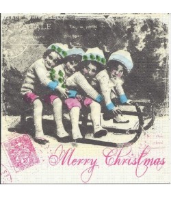 SERVIETTE LUGE ET ENFANTS