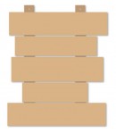 PLAQUE DE PORTE EN MDF 30 X 36 CM