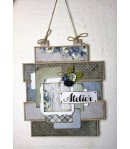 PLAQUE DE PORTE EN MDF 30 X 36 CM