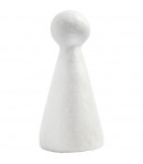 CONE CORPS EN  POLYSTYRENE - 13 CM