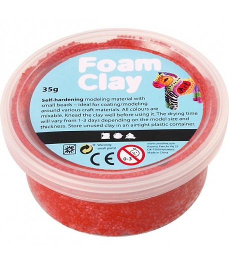 PATE A MODELER FOAM CLAY ROUGE  - 35 G