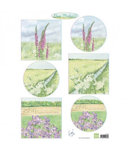 FEUILLE DECOUPAGE MARIANNE DESIGN -  IT602