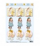 FEUILLE 3D SARAH KAY SLSK03