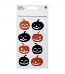 STICKERS PAILLETES CITROUILLES