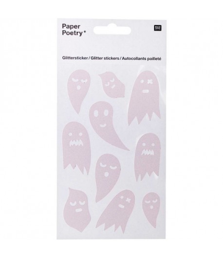 STICKERS FANTOMES PAILLETES