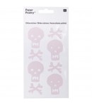 STICKERS PAILLETES TETES DE MORT