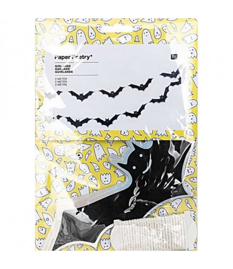 GUIRLANDE D'HALLOWEEN CHAUVES SOURIS 3M