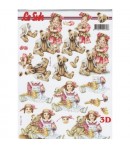 FEUILLE 3D PETITE FILLE 8215449
