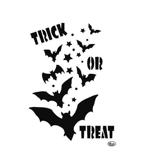 POCHOIR A4 TRICK OR TREAT