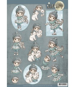 FEUILLE 3D LUNA - CD11005