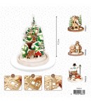 SUJETS EN BOIS DE NOEL - PWSL04