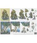 FEUILLE 3D OURSONS 99091/01