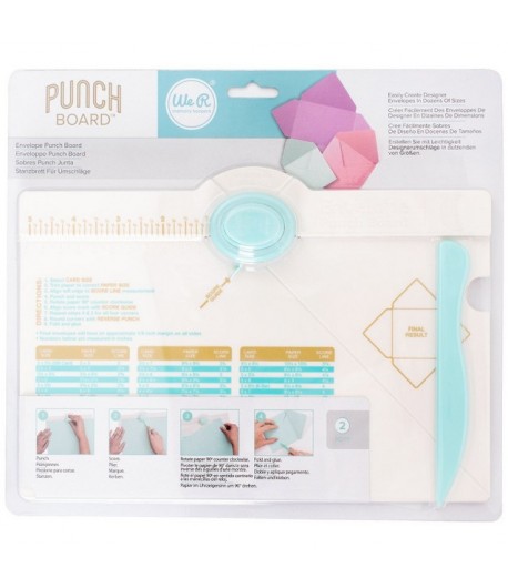 PUNCH BOARD CARTE ET ENVELOPPES