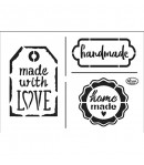 POCHOIR A5 HANDMADE 14.7 X 20 CM