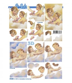 FEUILLE 3D ANGES