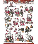 FEUILLE 3D OURS ET PINGOUIN