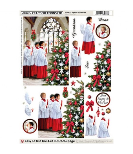 FEUILLE 3D ENFANTS DE COEUR