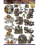 FEUILLE 3D HALLOWEEN