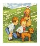 IMAGE 3D LES AMIS 28.5X23 DF3D012B