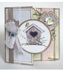 FEUILLE 3D BIRDHOUSES - VK9573