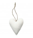 COEUR TISSU BLANC 8X9.5