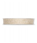 RUBAN CREME PAILLETE 1.5CM X 1 M
