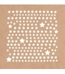 POCHOIR ETOILES 15X15