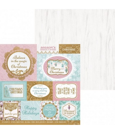 PAPIER KC SEASONS GREETING - 30X30CM