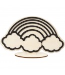 FIGURINE BOIS ARC EN CIEL POUR FOAM CLAY